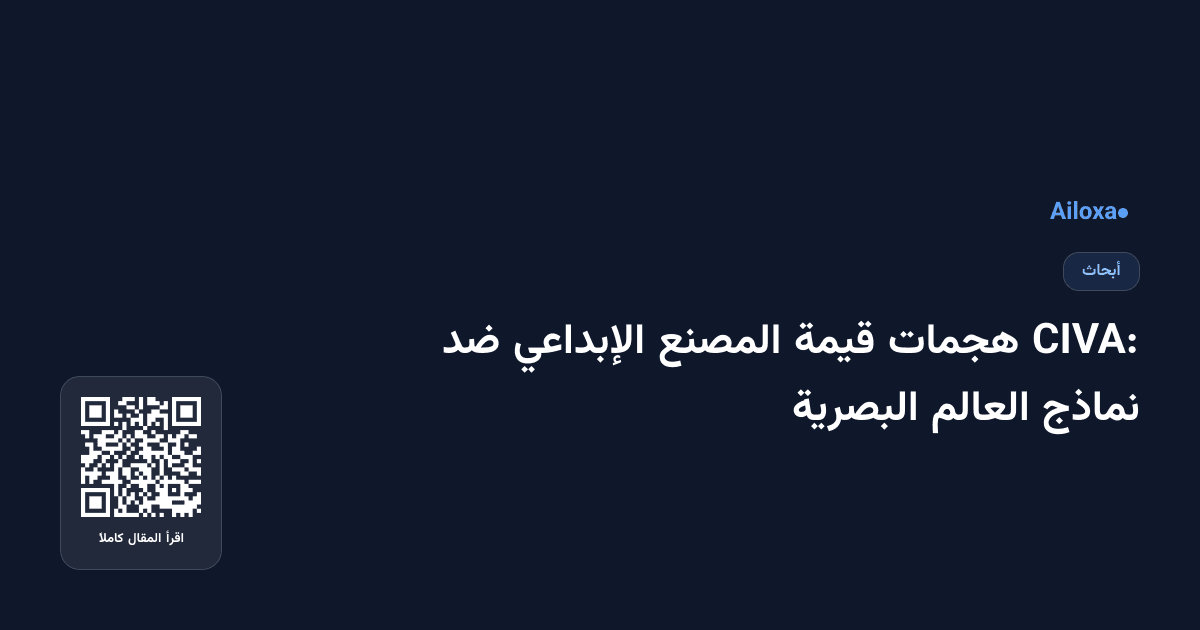 CIVA: هجمات قيمة المصنع الإبداعي ضد نماذج العالم البصرية