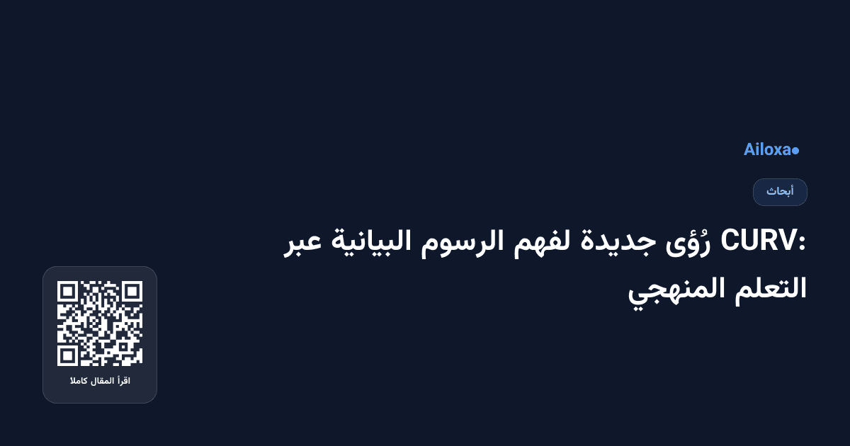 CURV: رُؤى جديدة لفهم الرسوم البيانية عبر التعلم المنهجي