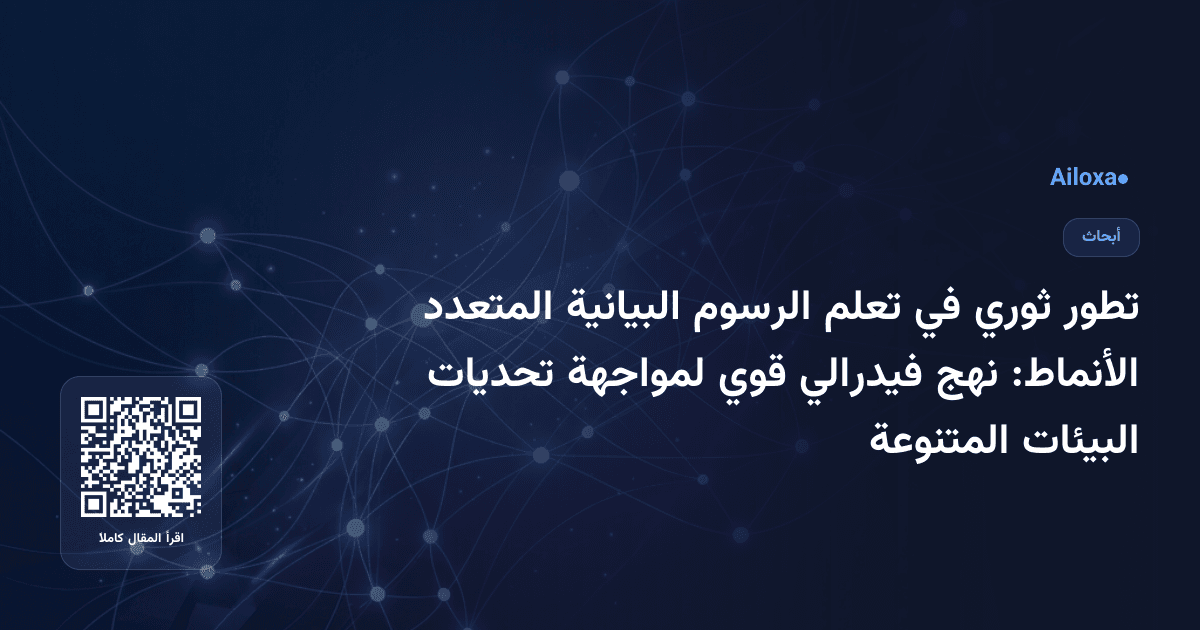 تطور ثوري في تعلم الرسوم البيانية المتعدد الأنماط: نهج فيدرالي قوي لمواجهة تحديات البيئات المتنوعة