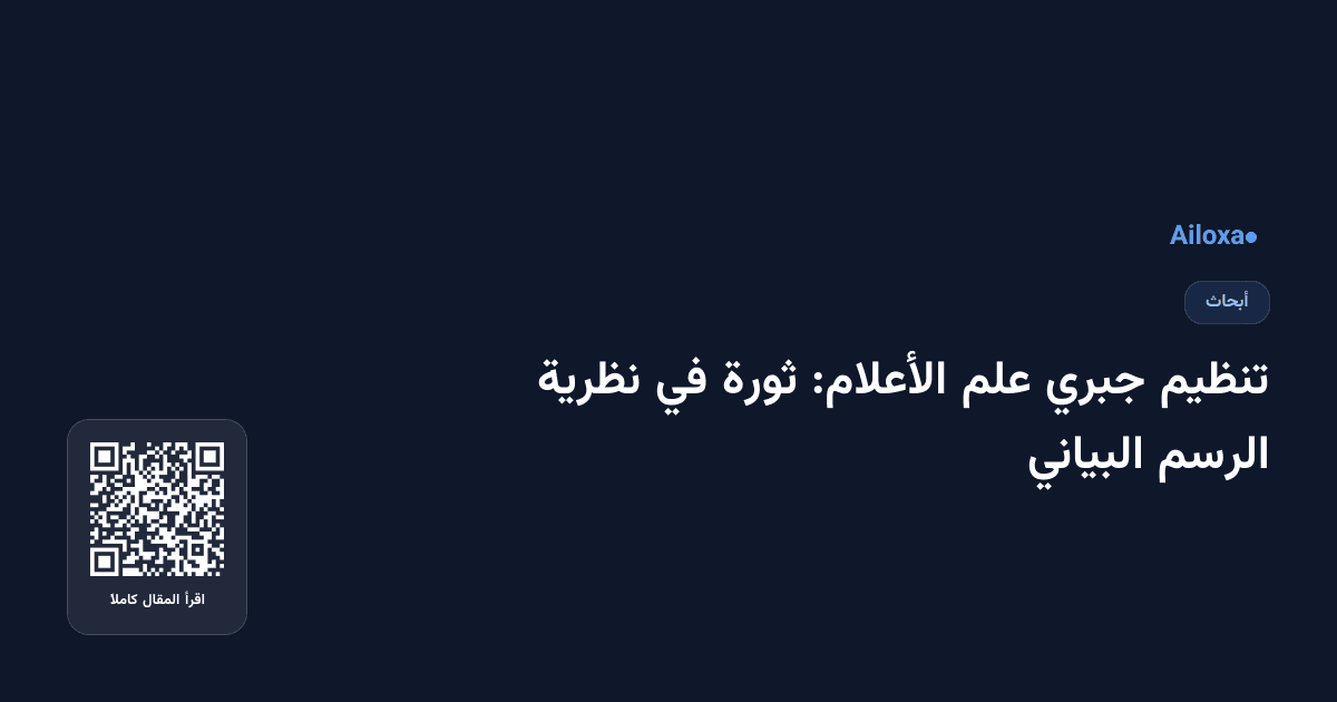 تنظيم جبري علم الأعلام: ثورة في نظرية الرسم البياني