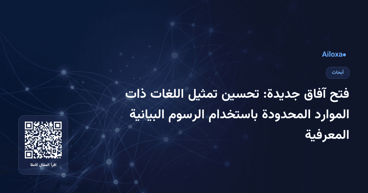 فتح آفاق جديدة: تحسين تمثيل اللغات ذات الموارد المحدودة باستخدام الرسوم البيانية المعرفية