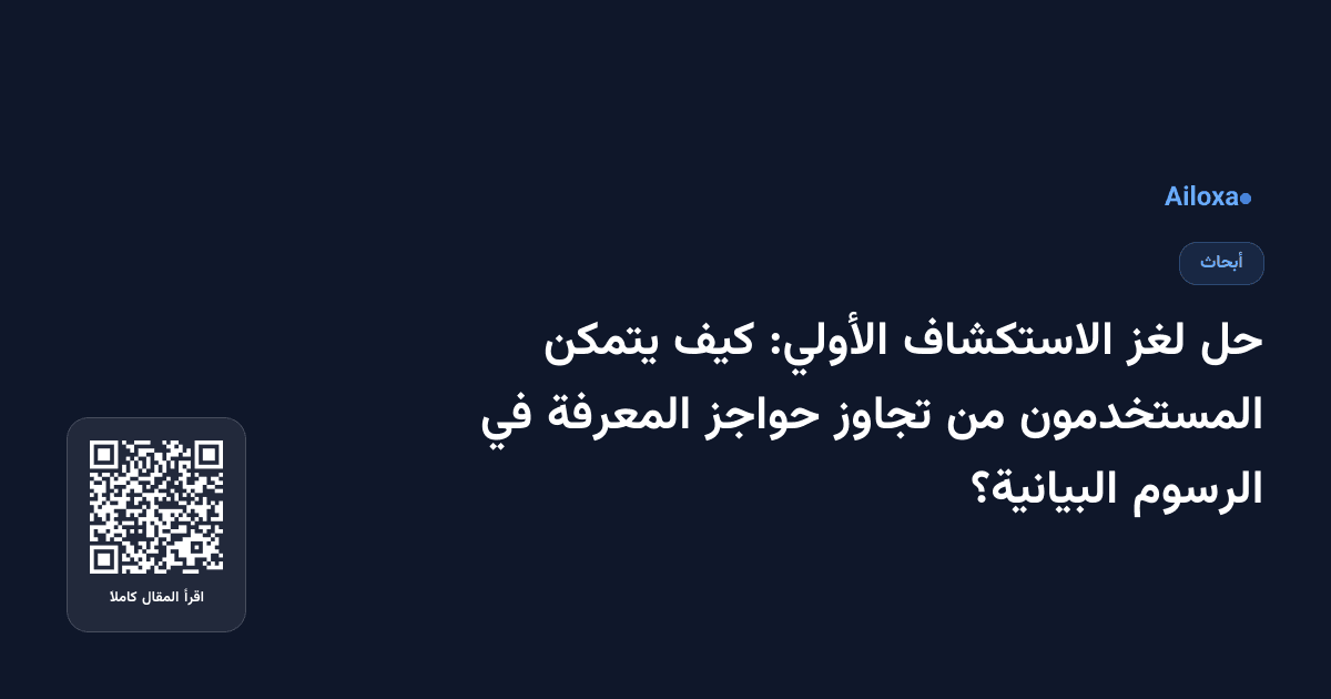 حل لغز الاستكشاف الأولي: كيف يتمكن المستخدمون من تجاوز حواجز المعرفة في الرسوم البيانية؟