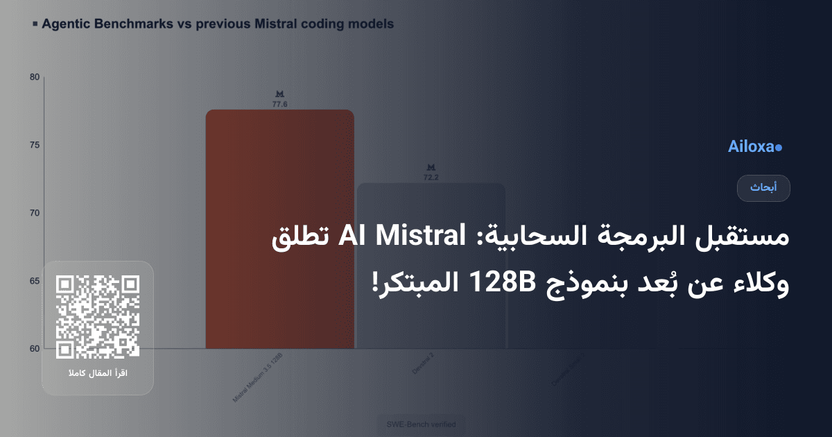 مستقبل البرمجة السحابية: Mistral AI تطلق وكلاء عن بُعد بنموذج 128B المبتكر!