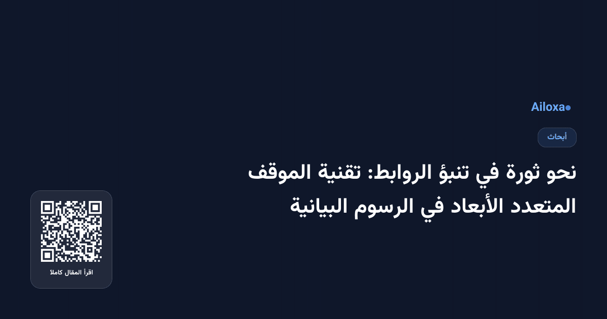 نحو ثورة في تنبؤ الروابط: تقنية الموقف المتعدد الأبعاد في الرسوم البيانية