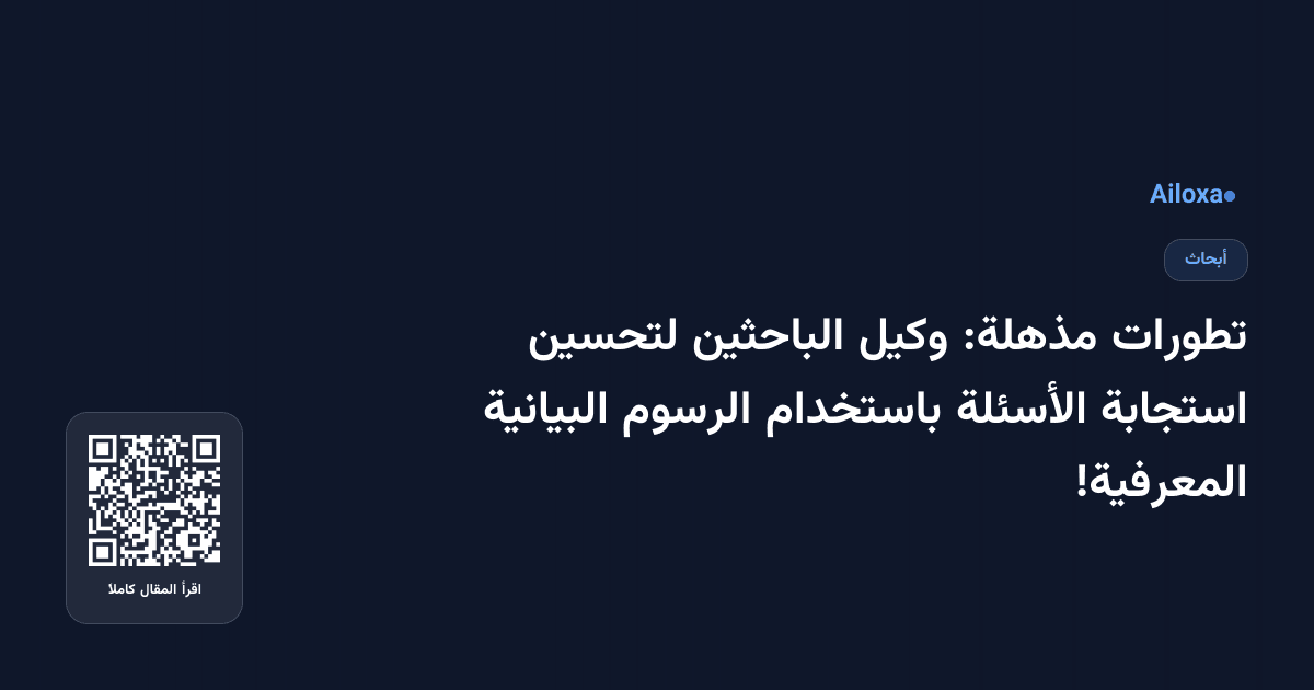 تطورات مذهلة: وكيل الباحثين لتحسين استجابة الأسئلة باستخدام الرسوم البيانية المعرفية!