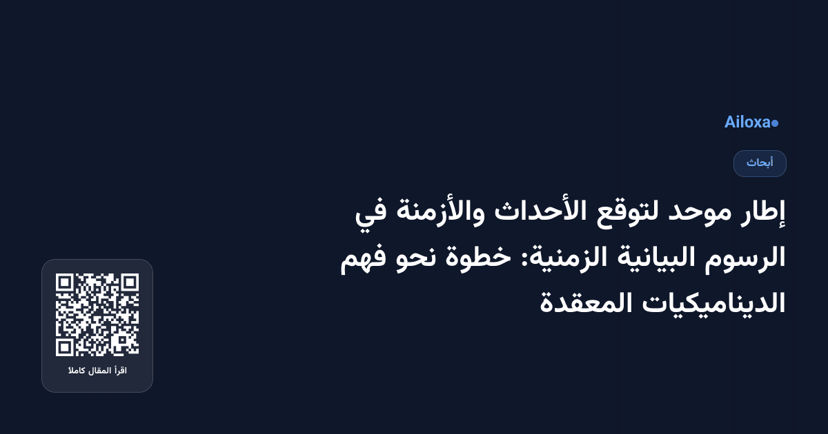 إطار موحد لتوقع الأحداث والأزمنة في الرسوم البيانية الزمنية: خطوة نحو فهم الديناميكيات المعقدة